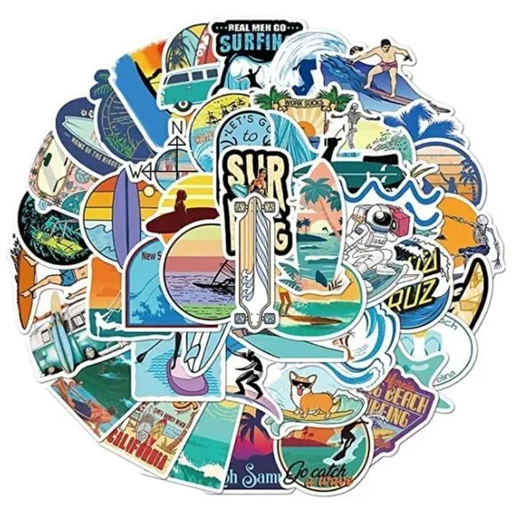 Assorted Surfing Stickers - Picture 3 of 5